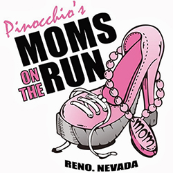 Moms Logo with doughboys donuts