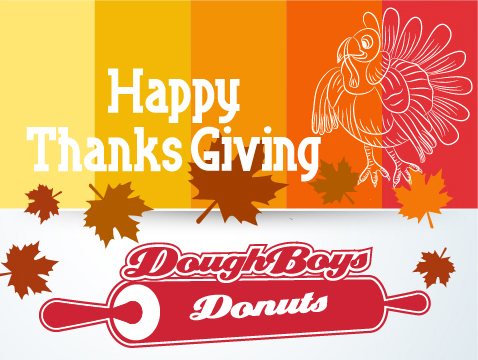 happy thanksgiving doughboys donuts hours